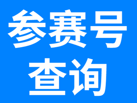 开跑倒计时！参赛号查询通道已上线